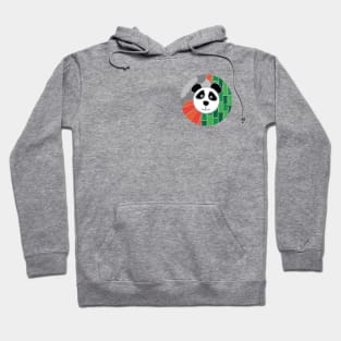 Panda & bamboo mosaic (Pocket size) Hoodie